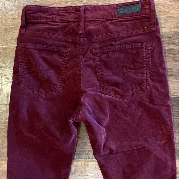 Adriano Goldschmied Jeans Women's 25R, 26x30 Red Farrah High Rise Skinny Ankle - Picture 5 of 11